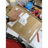 Handdoekenrek - wandmontage - 38,5x24 cm - zwart