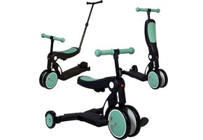 5-in-1 Loopfiets Driewieler Step Kinderen (Opvouwbaar) - 34% Korting