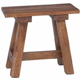 vidaXL Bank Naturel 50,5 x 25 x 47,5 cm Massief mahoniehout