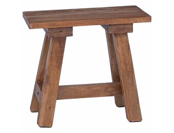 vidaXL Bank Naturel 50,5 x 25 x 47,5 cm Massief mahoniehout
