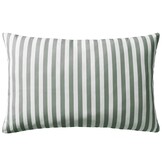 vidaXL Buitenkussens 60x40 cm gestreept grijs 2 st