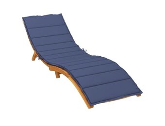 vidaXL Ligbedkussen oxford stof marineblauw