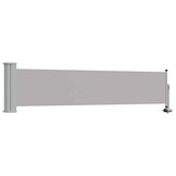 Uittrekbaar Tuinscherm 60x300 cm Grijs - 34% Korting