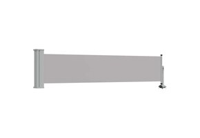 Uittrekbaar Tuinscherm 60x300 cm Grijs - 34% Korting