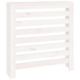 vidaXL Radiatorombouw 79,5x19x84 cm massief grenenhout wit