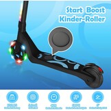 SISIGAD E-step voor kinderen van 6 tot 12 jaar, met knipperende ledlampen en 3 instelbare hoogtes, elektrische step voor kinderen van max. 10 km/u, motor van 45 W, maximale belasting 70 kg