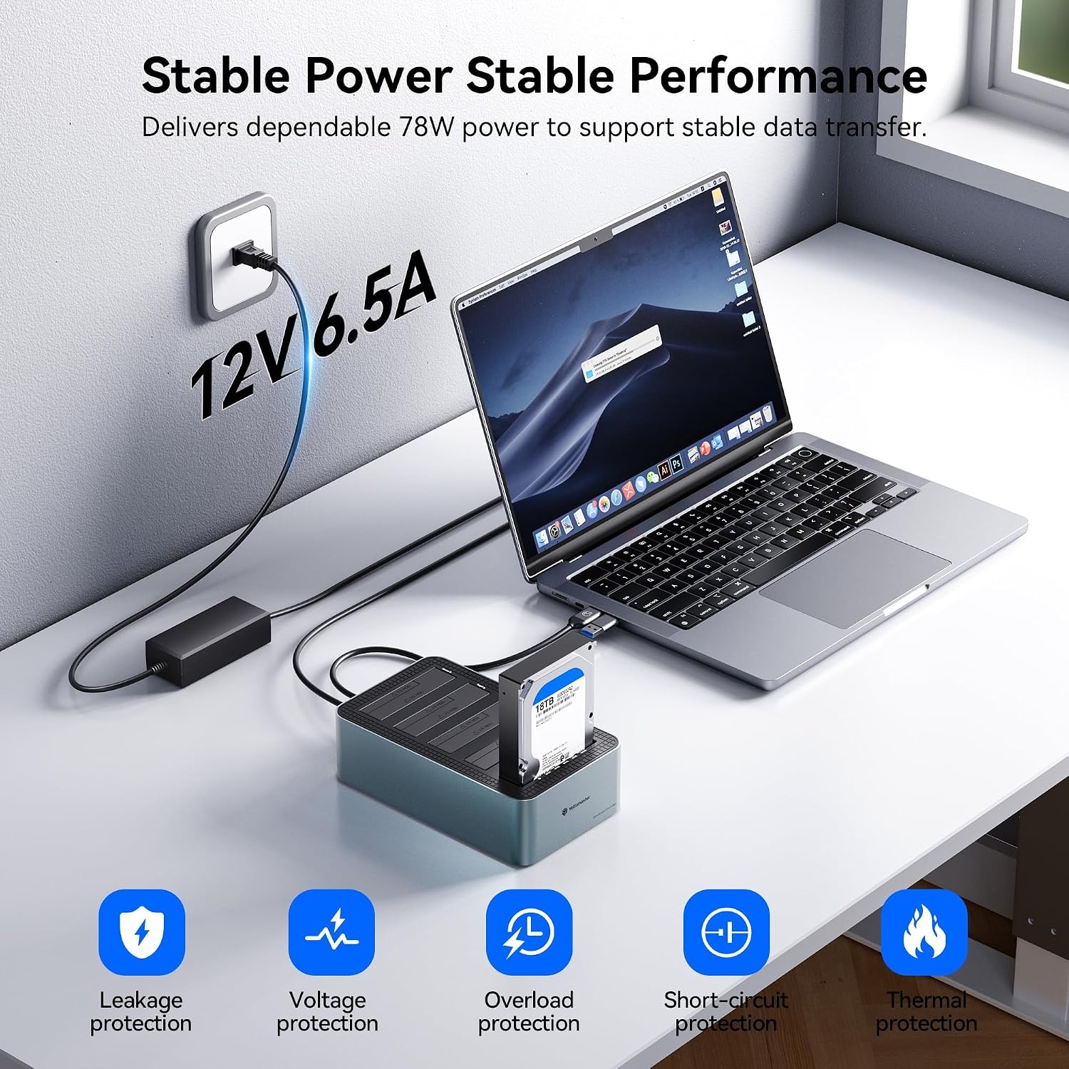 Harde Schijf Docking Station 5 Bay met 29% Korting