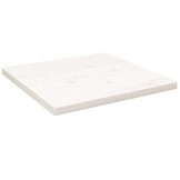 vidaXL Tafelblad vierkant 40x40x2,5 cm massief grenenhout wit