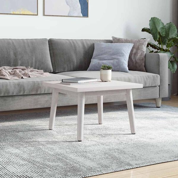 vidaXL Tafelblad vierkant 40x40x2,5 cm massief grenenhout wit