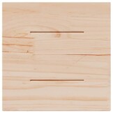vidaXL Tafelblad vierkant 40x40x2,5 cm massief grenenhout wit