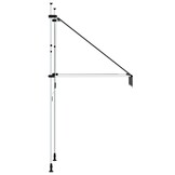 vidaXL Luifel handmatig uittrekbaar 100 cm antraciet