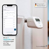 Homematic IP Smart Home 161216A1 Uitbreidingsset voor verwarming, basic, 3 x digitale thermostaat, verwarming, bediening via app, Alexa, Google Assistant, eenvoudige installatie, energiebesparing