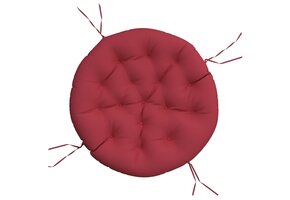 Rond Zitkussen 100x11 cm Oxford Stof Wijnrood - 51% Korting