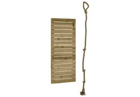 vidaXL Klimwand met Touw Grenenhout - 53% Korting!