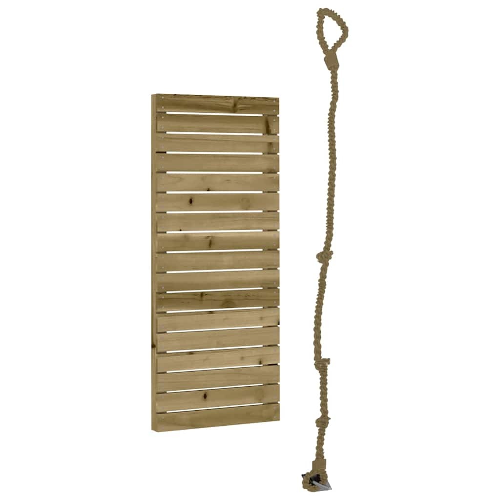 vidaXL Klimwand met Touw Grenenhout - 53% Korting!