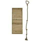 vidaXL Klimwand met Touw Grenenhout - 53% Korting!