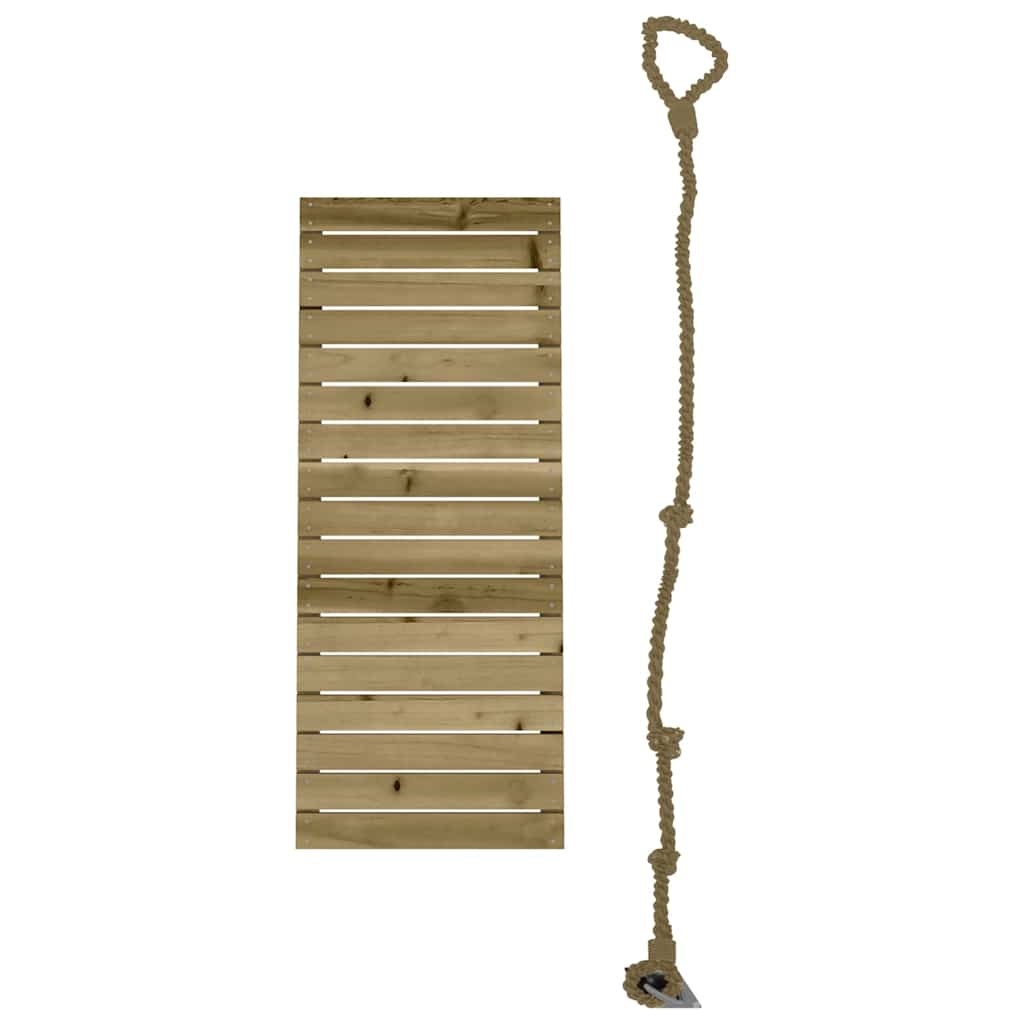 vidaXL Klimwand met Touw Grenenhout - 53% Korting!