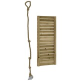 vidaXL Klimwand met Touw Grenenhout - 53% Korting!