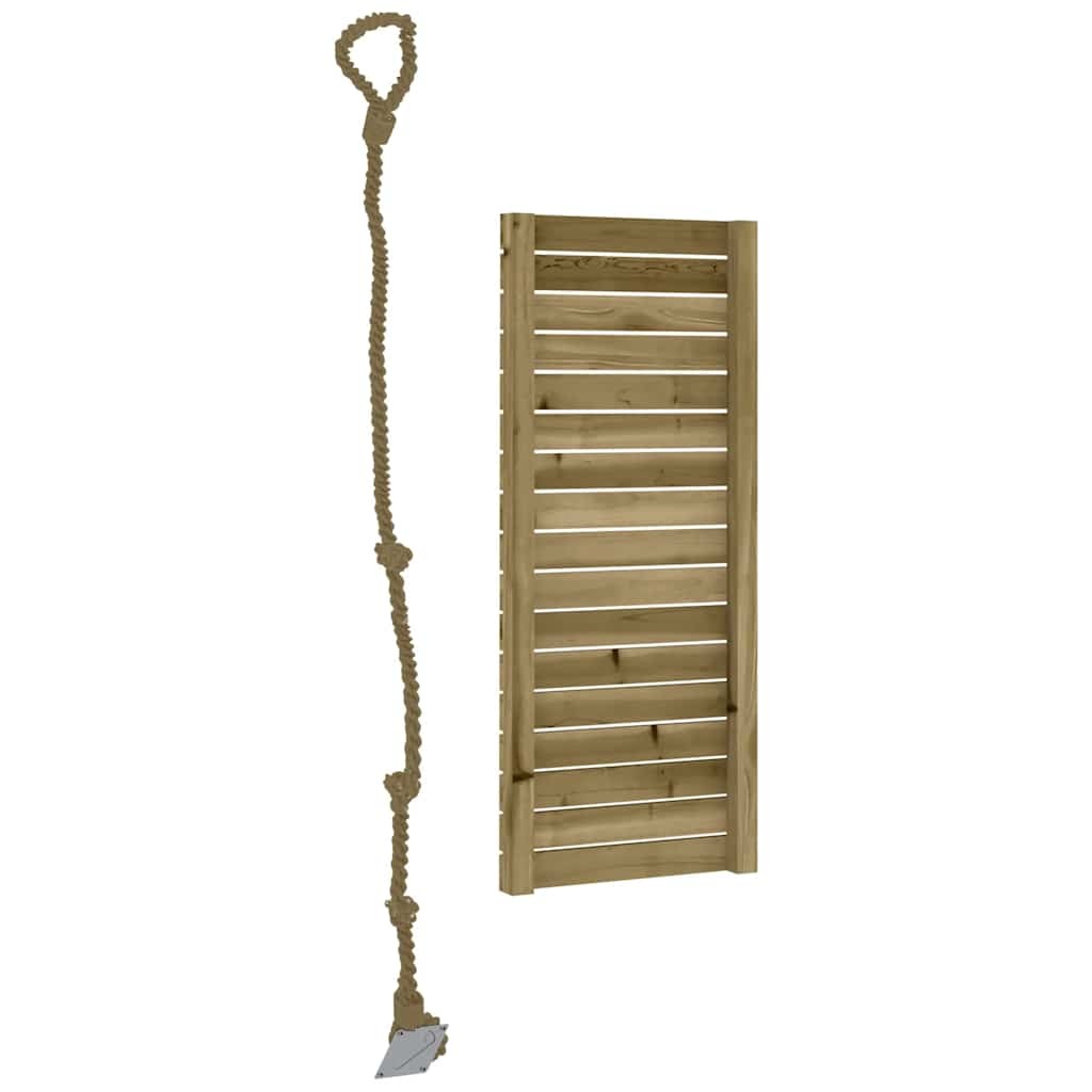 vidaXL Klimwand met Touw Grenenhout - 53% Korting!