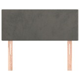 Hoofdbord Donkergrijs Fluweel 100x5x78/88 cm - 55% Korting