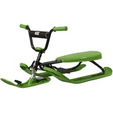 STIGA Snowracer Curve SX - Robuuste slee met BMX-stuur, stalen frame, rem en lier - stuurslee voor kinderen vanaf 7 jaar en volwassenen, max. 90 kg
