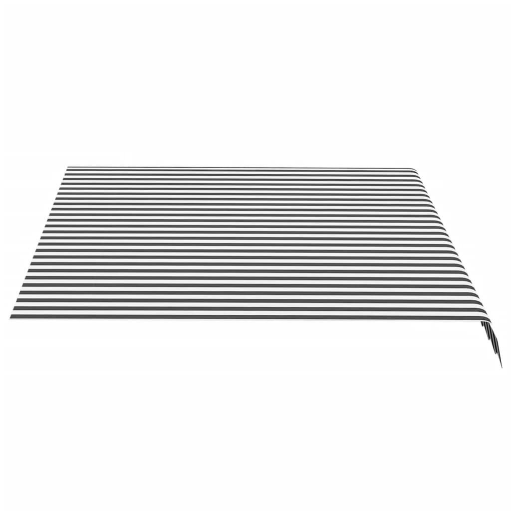 Vervangingsdoek Luifel Antraciet/Wit 3,5x2,5m - 34% Korting