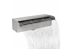 VidaXL Zwembadwaterval 30 cm RVS - 34% Korting