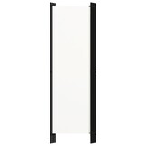 vidaXL Kamerscherm 4 Panelen 200x180 cm Wit - 33% Korting