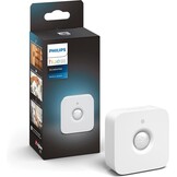 Philips Hue Bewegingssensor - Activeer Je Hue Lampen Bij Beweging - met Ingebouwde Lichtsensor - Overal Eenvoudig te Bevestigen - Verbind met Bridge