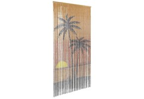 Bamboe Insectengordijn Palmprint 100x200 cm - 34% Korting!