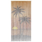 Bamboe Insectengordijn Palmprint 100x200 cm - 34% Korting!
