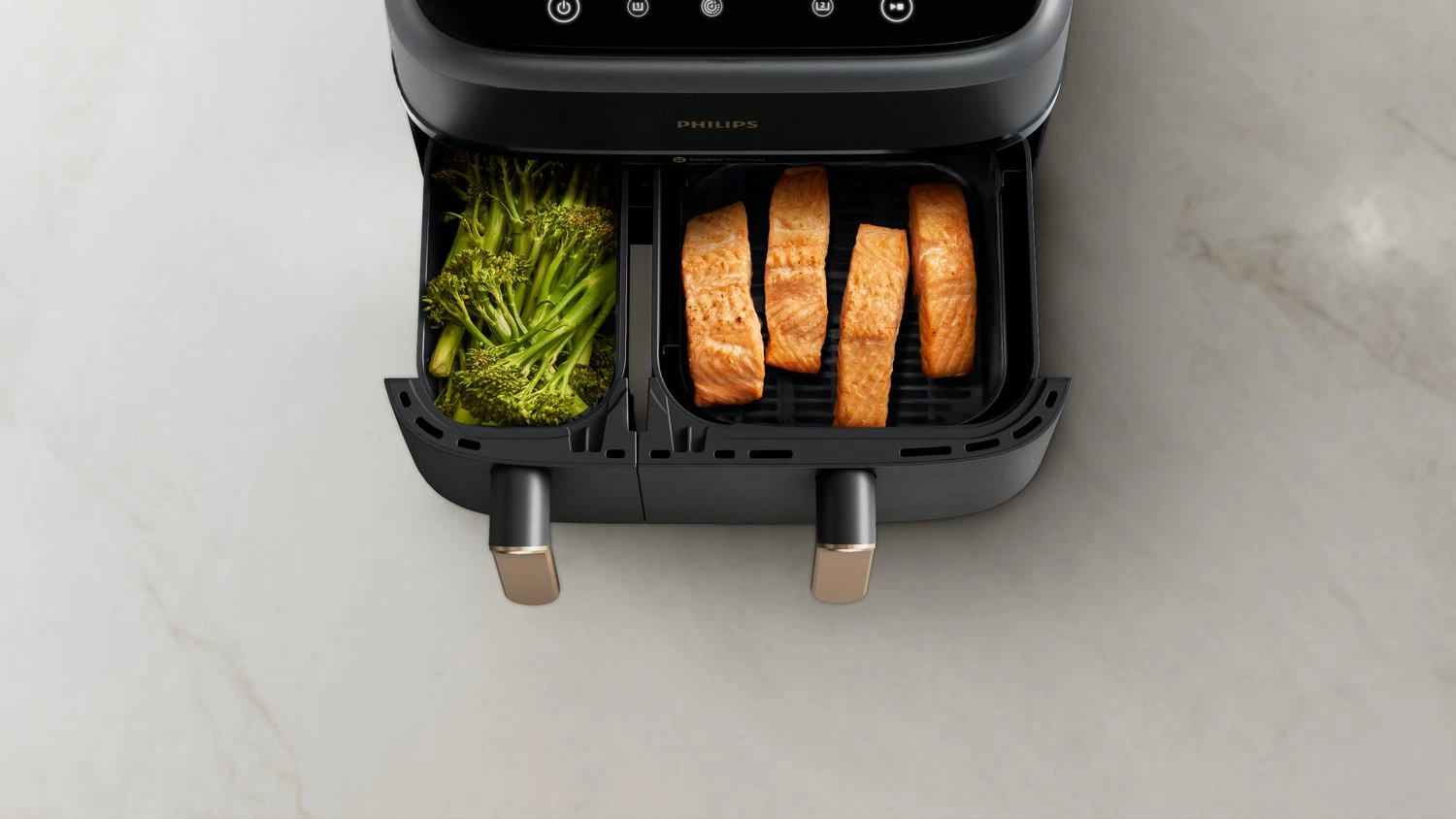 Dubbele Airfryer 9L (6L+3L) 2750W - Retourproduct met Korting