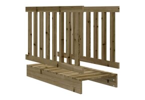 Speelbrug Grenenhout Geïmpregneerd - 45x107,5x79 cm (48% Korting)