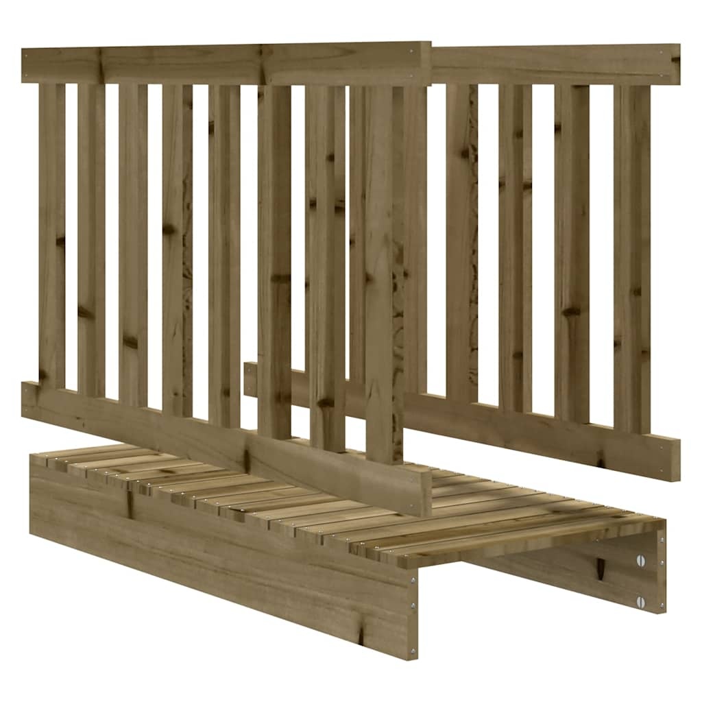 Houten Speelbrug voor Kinderen - 45x107,5x79 cm Grenenhout - 58% Korting