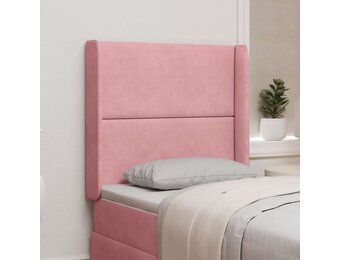 vidaXL Hoofdbord Oor Roze Fluweel - 33% Korting