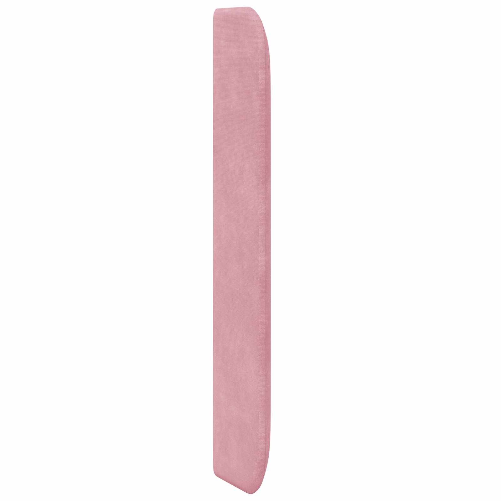 vidaXL Hoofdbord Oor Roze Fluweel - 33% Korting