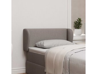 vidaXL Hoofdbord Taupe Stof - 32% Korting