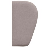 vidaXL Hoofdbord Taupe Stof - 32% Korting