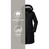 G.I.G.A. DX Gw 61 Wmn Qltd Ct dames Gewatteerde jas/functionele jas in donslook met afritsbare capuchon