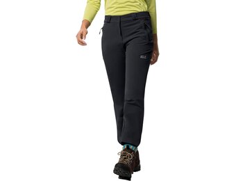 Jack Wolfskin Women's Activate Thermic Pants, Black, L Reg