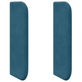 Blauw Fluwelen Hoofdbord Oor - 40,5 x 40,5 x 4 cm - 33% Korting