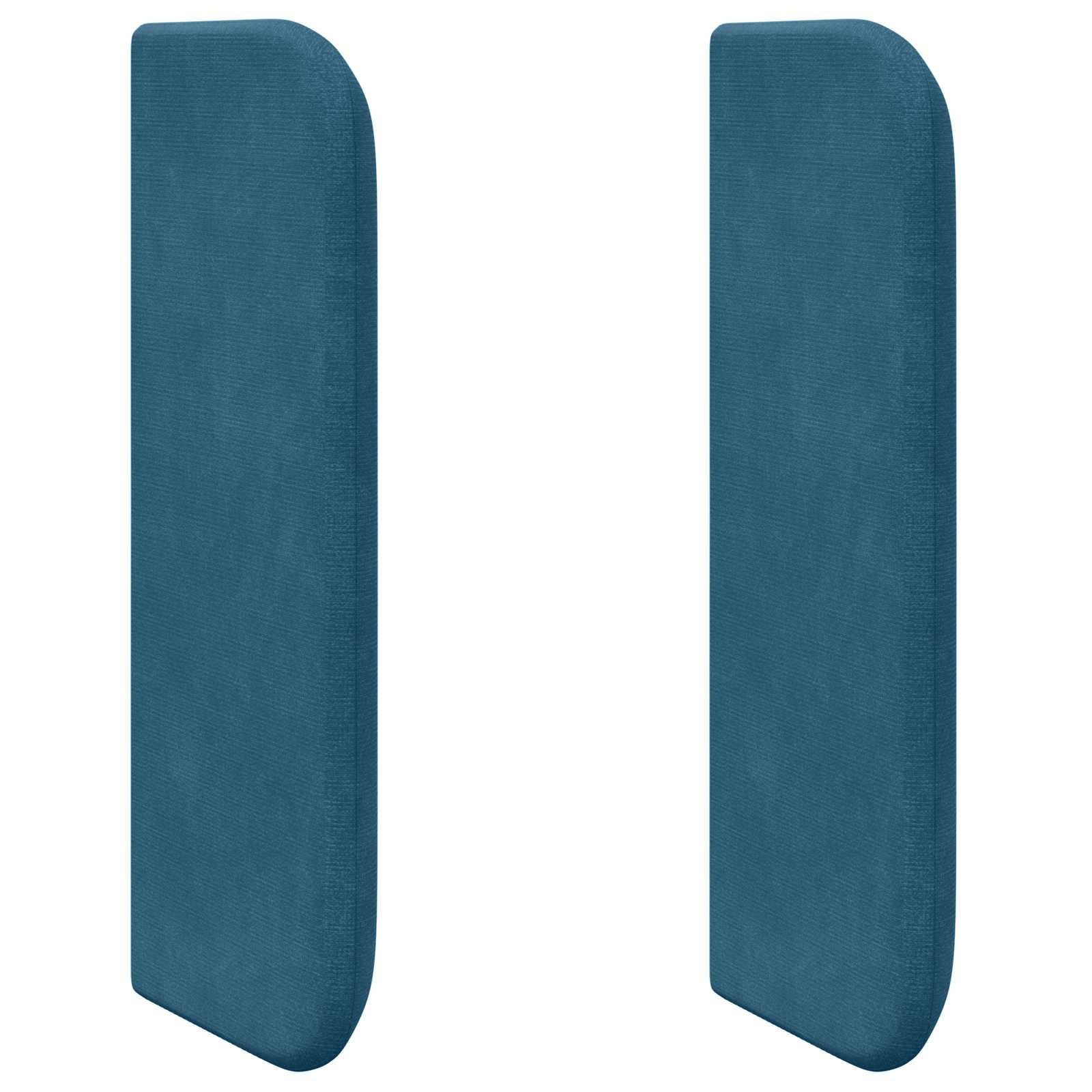 Blauw Fluwelen Hoofdbord Oor - 40,5 x 40,5 x 4 cm - 33% Korting