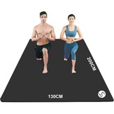 Yoga Mat Groot 200×130cm×1,5cm & 200×120×1,0cm NBR Extra Dik Gymnastiekmat voor Sport Oefening Pilates met Yogatas