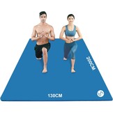 Yoga Mat Groot 200×130cm×1,5cm & 200×120×1,0cm NBR Extra Dik Gymnastiekmat voor Sport Oefening Pilates met Yogatas