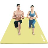 Yoga Mat Groot 200×130cm×1,5cm & 200×120×1,0cm NBR Extra Dik Gymnastiekmat voor Sport Oefening Pilates met Yogatas