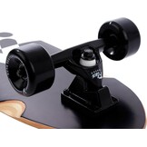 ACTA Surfskate Seaweed 81 cm 31"- 7-laags esdoorn surfplank - ideaal voor beginners en gevorderden - voor pumptrack, cruising en urban carving (Upside Down)