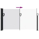 vidaXL Uittrekbaar Windscherm 117x300 cm Wit - 60% Korting