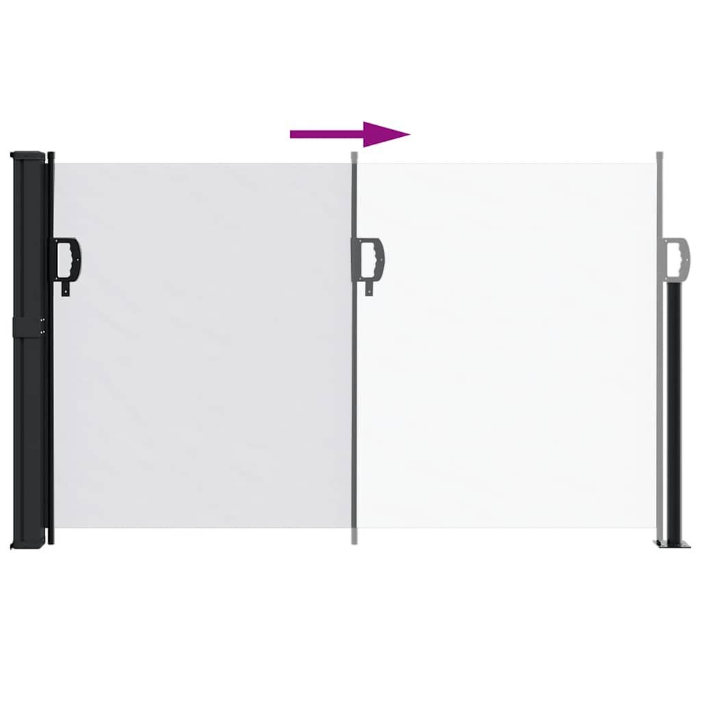 vidaXL Uittrekbaar Windscherm 117x300 cm Wit - 60% Korting