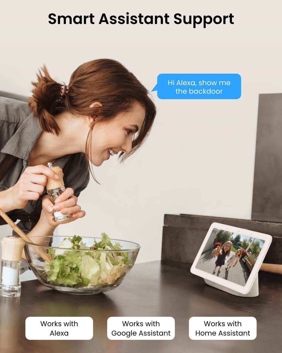 Reolink 2K+ Video Deurbel Wi-Fi met Camera, Groothoek, Tweeweg Audio, Slimme Menselijke Detectie en Waarschuwingen, 2.4/5GHz WiFi, SD-kaartsleuf, met Chime, Video Doorbell WiFi (Plug-in Versie)
