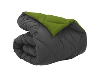 Winter Dekbed Groen/Antraciet 200x135 cm - 33% Korting